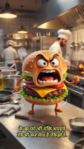 Angry Burger Explodes! Animation"
