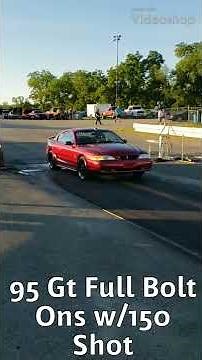 95 Mustang Gt on Nitrous 11.29 @ 121