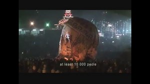 【衝撃映像】巨大な熱気球が爆発