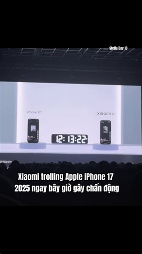 457K views · 4.6K reactions | Xiaomi var thẳng Apple ngay hôm nay gây sốc cộng đồng công nghệ #stelladay13 #stelladay #xiaomi #iPhone17 #apple #review | Stella Day 13 | Facebook