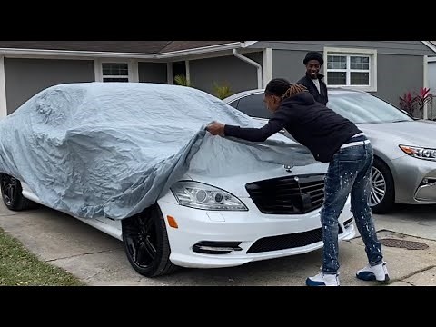 S550 Maybach custom wrap full transformation reveal