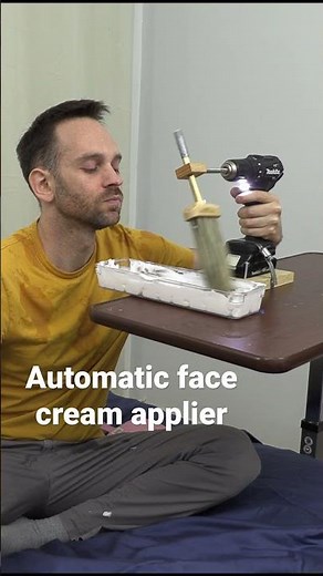 Automatic face cream applier #lifedevice