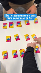 Quick game of Piles at our convention booth!🔥 #cardgames #boardgames | Lost Boy Entertainment