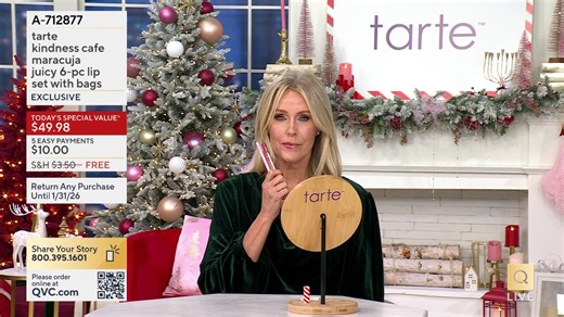 You are watching tarte beauty on QVC®. Shop the show, here: https://qvc.co/qvcshopnownovember25 | QVC Live
