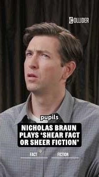 Nicholas Braun Plays 'Shear Fact or Sheer Fiction' #nicholasbraun #sheep