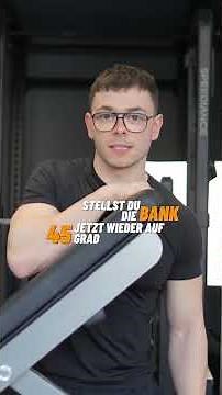 Übungen mit Hantelbank🔥💪 #fitness #gym #workout #training #muskeln