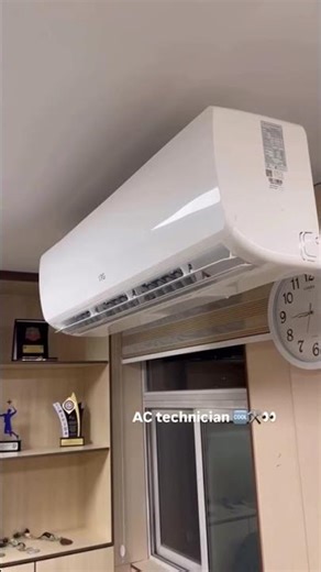 new split ac installation #splitac #split #outdoor #installation #airconditioner