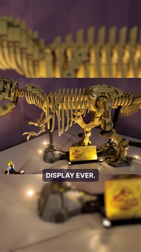 1.7K views · 19 reactions | Bring your LEGO Jurassic display to life 練 With just two Spotlight Packs and a Flux Belt, we lit up the mighty Tyrant Lizard King LEGO fossil! Simple steps, epic results — here’s how to create your own dynamic dino display. Check out the full tutorial at the link in our bio! #LEGOlighting #LightMyBricks #LEGOJurassic #DinoDisplay” | Light My Bricks | Facebook