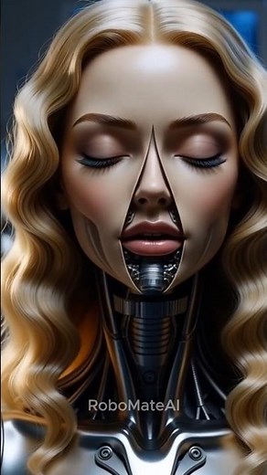 Behind the scenes humanoid robot creation #technology #robotics #futuristic