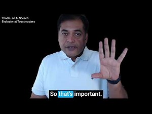 Yoodli - an AI speech evaluator tool at Toastmasters