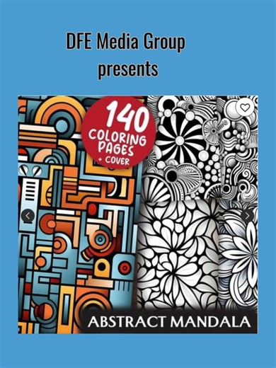 🎨 Relax, Color, Repeat! 🧘‍♀️ Looking for your next creative escape? Dive into 140 pages of intricate patterns with the Abstract Mandala Coloring Sheets from DFE Media Group! 🖋️✨ Whether you’re into mesmerizing florals or trippy geometric vibes, there is something in here for every mood. Perfect for de-stressing after a long day or finding your creative flow. ✨ Why you’ll love it: 140 Unique Designs: You won't run out of pages anytime soon! Variety: From flowing mandalas to bold abstract art. 