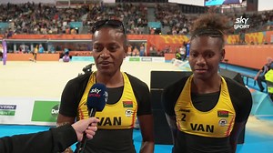 18K views · 1.3K reactions | Re-living the joy of winning another #CommonwealthGames 雷 for #TeamVanuatu   With huge thanks to Sky Sports NZ for sharing this previously unaired post-match interview with Miller Pata & Sherysyn Toko at Birmingham 2022 #tradenext #PacificAusSports #dynamictape #acesunglasses VASANOC (Vanuatu Association of Sports And National Olympic Committee) | Vanuatu Beach Volleyball | Facebook