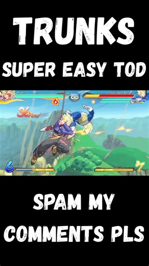 Super Easy Trunks TOD #dbfz #shorts #trunks #videogamegameplays #zyvarox
