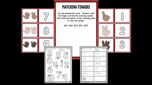 This numbers and counting pack is perfect for use during your math lessons at the beginning of the year. The activities in this resource are designed to help students master numbers and counting to 10. The activities are differentiated and can be used in whole group, small group and as center activities. Many of the activities also include recording sheets that can be used independent practice, homework or assessment pieces. This packet includes the following activities: Matching Counting Puzzle