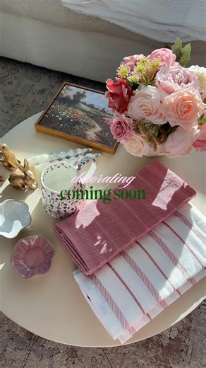 nyc apt spring decor finds 🌸 #spring #home #asmr #decor #nycapartment #girlythings #pink #aesthetic