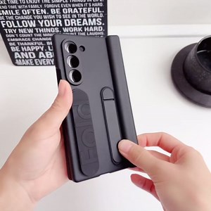 for Samsung Galaxy Z Fold 6 Case with Wrist Strap, All-Inclusive Fold6 Grip Cover Band Case with Kickstand Integrated Hinge Protection Screen Protector Protective Cover for Z Fold 6 White