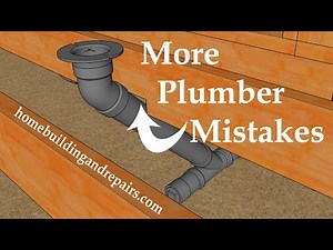 How To Fix Sagging Crawlspace Floor Damage From Notched Joist Cut For Plumbing Pipe Installation