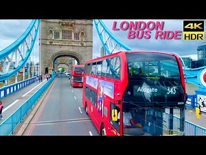 London Bus Rides 🇬🇧 Route 78 🚍 Liverpool Street to Nunhead - Via Tower Bridge