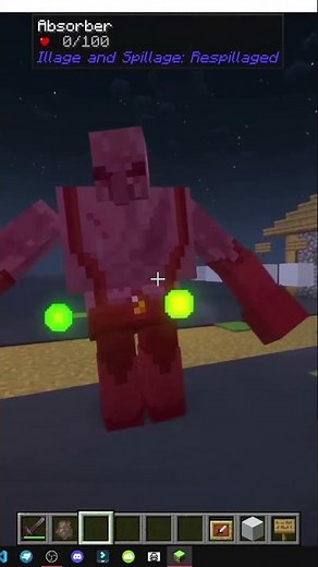 COMMENT FONCTIONNE L'ABSORBEUR DANS MINECRAFT AVEC ILLAGE ET SPILLAGE