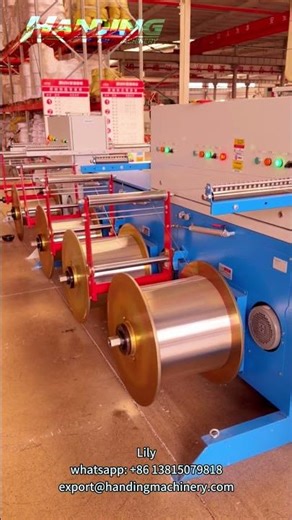 HANDING DTE-630 Double Twist Bunching Machine | Energy Saving & High Precision Wire Stranding