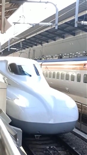 ひかり517号N700S J24編成の到着とE5系+E6系の発車