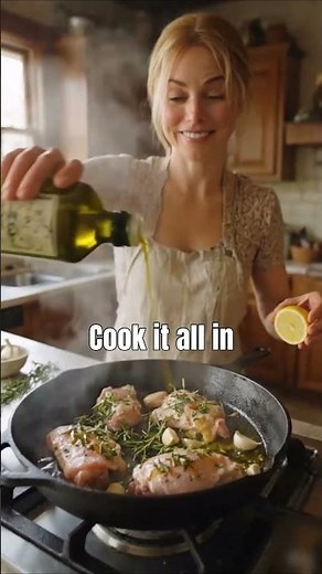 One-Pan Lemon Herb Chicken | Easy Country Kitchen Recipe 🍋🍗