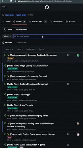 GitHub Tips: How to Find Unassigned Issues in a Project? #shorts #github #opensource