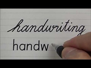 Amazing English handwriting | Cursive and Print style | Calligraphy