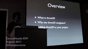 CocoaHeads Session - Alondo Brewington on three20 navigation