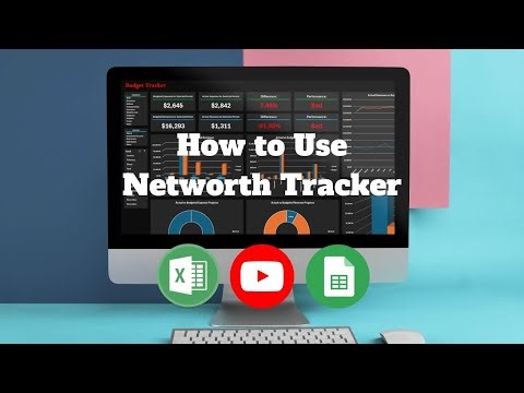 How to use the Networth Tracker in Excel!