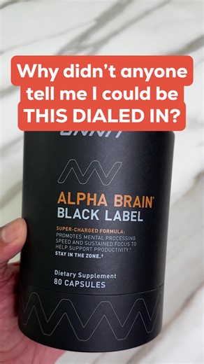 Alpha BRAIN® Black Label features new ingredients that support alertness, focus, and brain and eye health, to give you a serious edge in whatever you’re doing. | Onnit