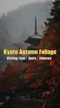 The ULTIMATE Kyoto Autumn Foliage Guide 2026 | Top Spots & Hidden Gems
