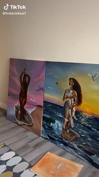 My art studio tour #arttok #artiktok #tiktoktart #painting #tiktokartist #fyp