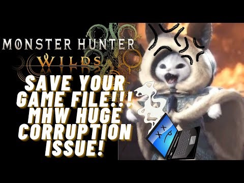 Backup Your Monster Hunter Save FILES! HERES WHY!