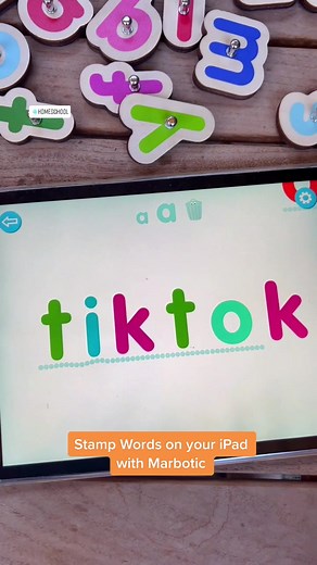 Stamp Words on your iPad with Marbotic