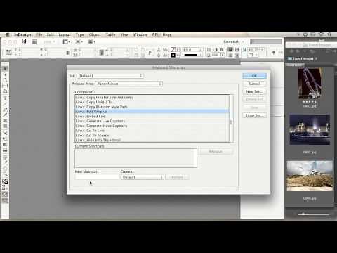 Creating Keyboard Shortcuts in InDesign