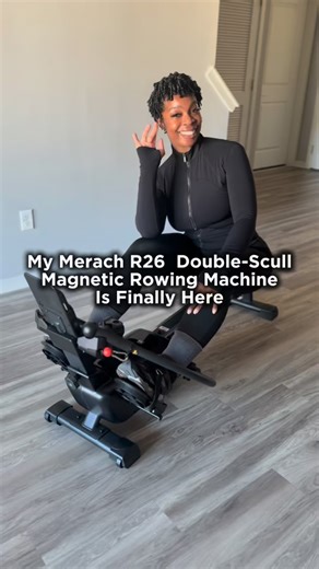 Anowa on Instagram: "🏋🏾‍♀️ HOME GYM LOADING! I am looking forward to adding the @merachfit R26 Double-Scull Magnetic Rowing Machine into my arsenal of gym equipment! Use Coupon Code “Anowa” to save! Direct Product Link in comments. Check out some of its cool features: - Independent Handles Allow for a more realistic rowing experience. - Features 16 Levels of Magnetic Resistance - Bluetooth App Connectivity For Interactive Workouts - Quiet & Stable #merach #merachr26 #rowingmachin