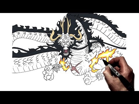 How To Draw Dragon Kaido | Step By Step | One Piece