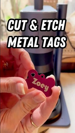 Cut & Etch Metal Dog Tags Like a Pro!