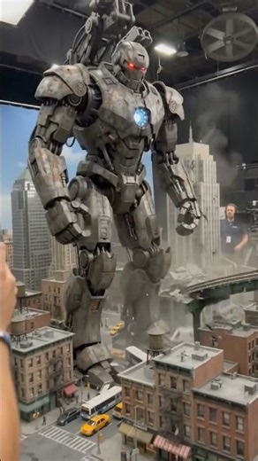 This giant robot is terrifying! 😱🏙️