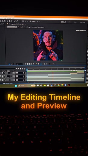 Dr Strange Editing Timeline and Preview🥶⚡️ | Dr Strange | #shorts #marvel