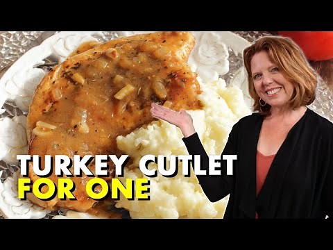 Easy Turkey Dinner For One - Cooks In One Pan - 20 minutes