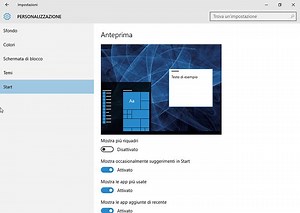 Come disabilitare i suggerimenti nel menu Start di Windows 10