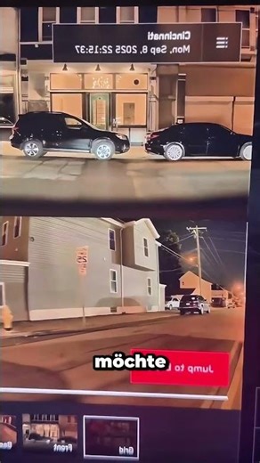 Sekundenbruchteil Überleben auf Dashcam gefangen