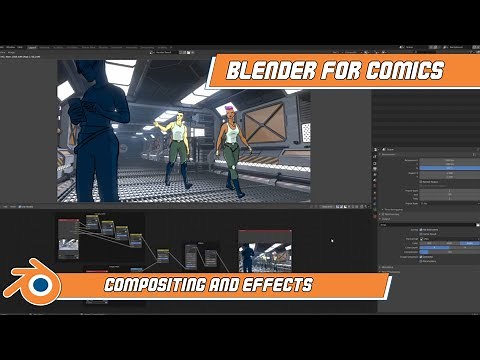 Compositing 2D and 3D elements in Blender