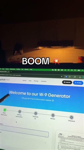 Tired of filling out W‑9 forms by hand? Use a W‑9 generator to finish it once and save it #taxtok