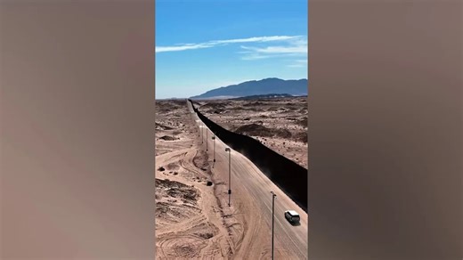 Exclusive video from southern border wall as Trump ramps up construction