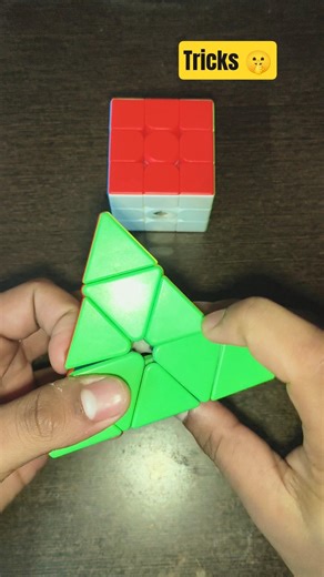 3x3 and Pyramix | But same loop ! 🤫 | #shorts #viral #rubikscube #cube #tricks #tutorial