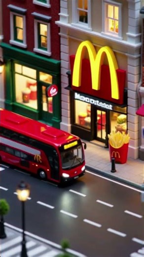 Mini McDonald’s World 🍔 | Tiny Fast Food Adventure