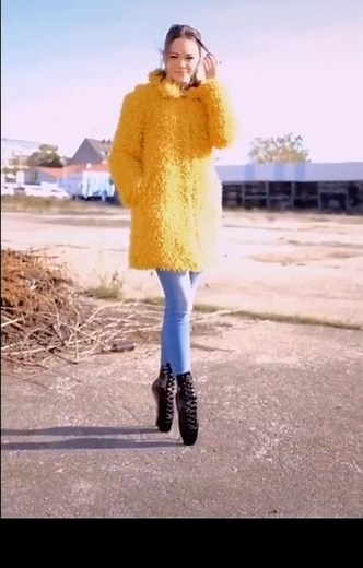 Ballet Boots and Fur Coat #heels #balletheels #balletboots
